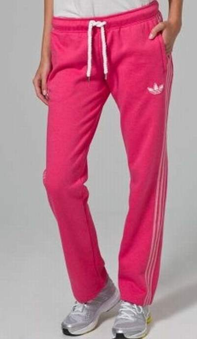 jogging rose adidas femme